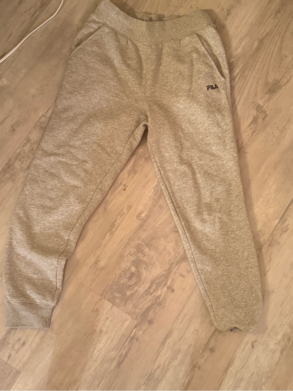 FILA Heather Gray Jogger Sweatpants